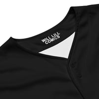 Image 3 of WLC Baseball Jersey Black