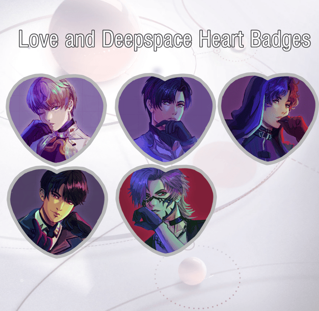 Love and Deepspace Heart Badges