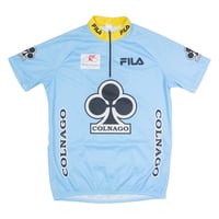Image 1 of Vintage 90s FILA for Colnago Cycling Jersey - Blue
