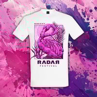 Image 1 of RDR25 FLAMINGO LINEUP TEE WHITE