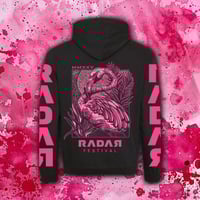 Image 2 of RDR25 FLAMINGO BLACK PREMIUM HOODIE