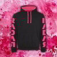 Image 3 of RDR25 FLAMINGO BLACK PREMIUM HOODIE