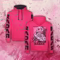 Image 1 of RDR25 FLAMINGO PINK PREMIUM HOODIE