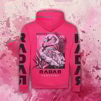 Image 2 of RDR25 FLAMINGO PINK PREMIUM HOODIE