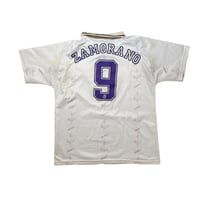 Image 2 of Real Madrid Home Shirt 1995 - 1996 (L) Zamorano 9