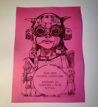 Image 3 of Those C*nts Are So Uncool - Tank Girl Posterzine - with book and badges