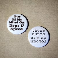 Image 6 of Those C*nts Are So Uncool - Tank Girl Posterzine - with book and badges