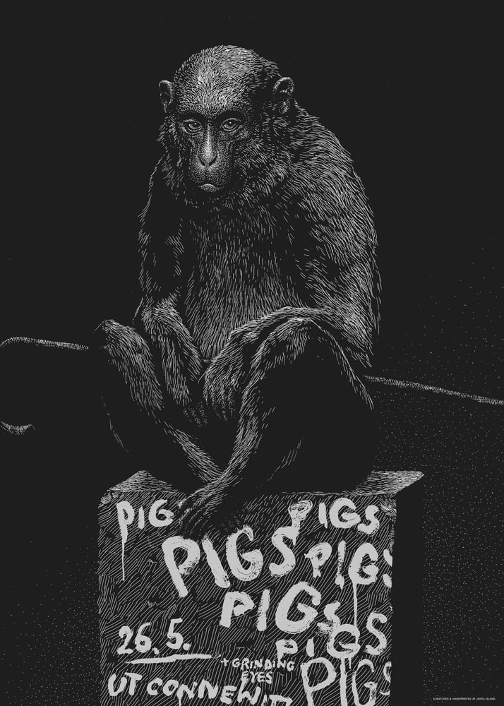 Image of »Pigs Pigs Pigs Pigs Pigs Pigs Pigs« Gig Poster