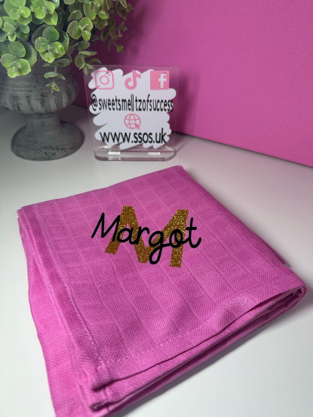 Image of Personalised Muslin Cloths