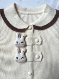 Image 3 of Bunny Button Knit Vest