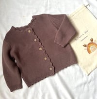 Image 2 of Sweater Cardigan Light Brown