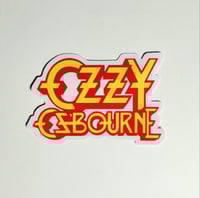 Image 1 of Ozzy Osbourne Band Logo Matte Vinyl sticker