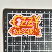 Image 2 of Ozzy Osbourne Band Logo Matte Vinyl sticker