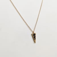 Image 2 of Elva Necklace - Gold - Black Diamond