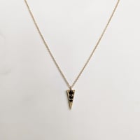 Image 3 of Elva Necklace - Gold - Black Diamond