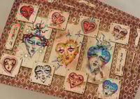 Image 2 of HEARTS FLASH SHEET (print) A3