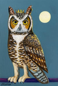Great Horned Owl Moon