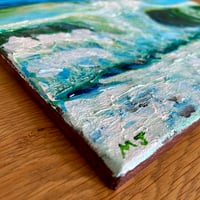 Image 3 of Be Here Now (Ocean) Painting w/Lyrics