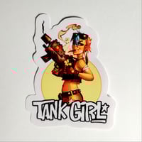 Image 1 of Tank Girl Matte Vinyl Sticker