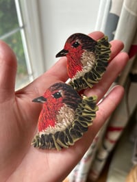 Image 2 of Robin Pin Badge