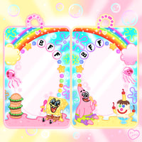 Image 2 of PREORDER: Bikini Bottom BFF Double Sided Acrylic Photocard Holder