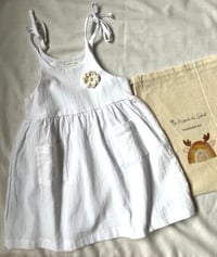 Image 2 of Children Clothes-Cotton White Summer Dress 
