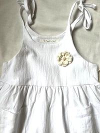 Image 3 of Children Clothes-Cotton White Summer Dress 