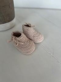 Image 2 of Handmade Baby Shoes Creme 