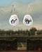 Image of Mismatched Pearl Watering Can Earrings