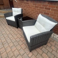 Image 2 of Bistro Set - Cream Cushions