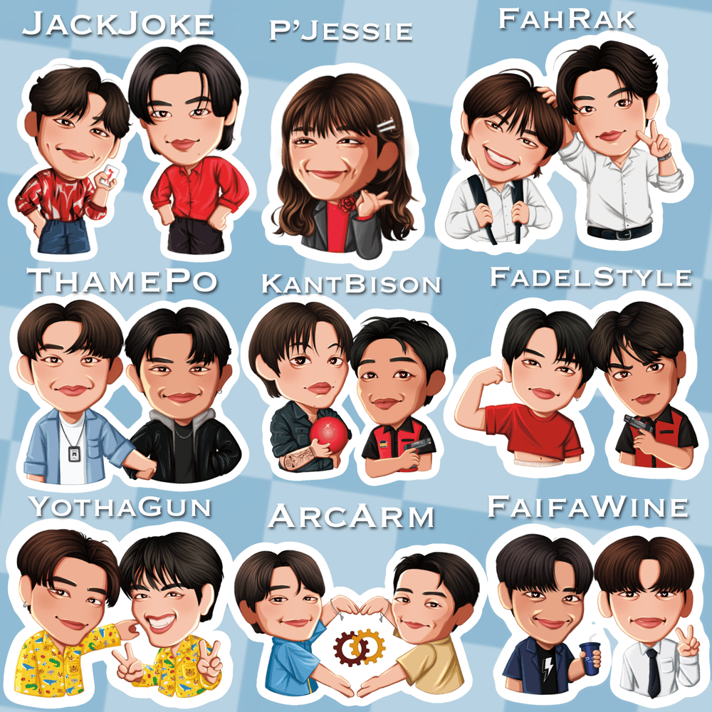 Image of BL /GL CHIBI STICKERS