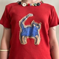 Image 2 of June bug kitty T-shirt