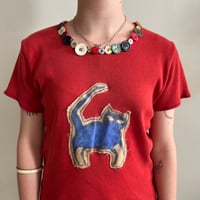 Image 3 of June bug kitty T-shirt