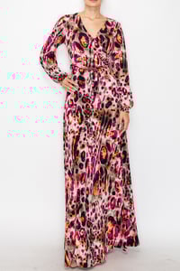 Image 1 of Pinky Animal Print DIVA Maxi 