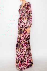 Image 2 of Pinky Animal Print DIVA Maxi 