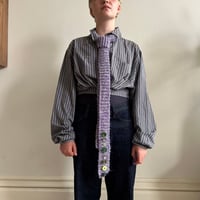 Image 1 of Buttons tie (Purple)