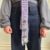 Image 2 of Buttons tie (Purple)