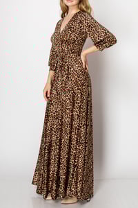 Image 3 of Animal Print DIVA Maxi Dress