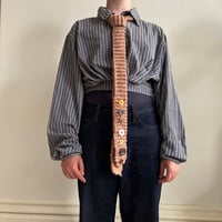 Image 1 of Buttons tie (brown)