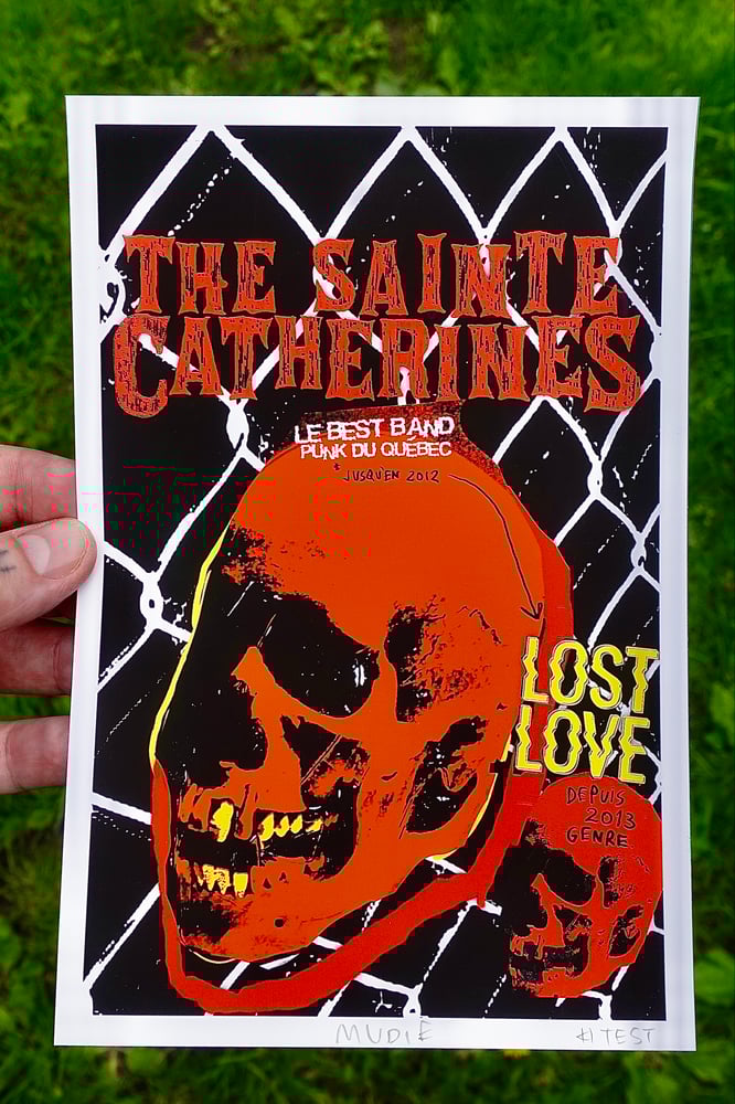 Image de The Sainte Catherines x Lost Love " Best du Québec " - Art Print 5,5 x 8''