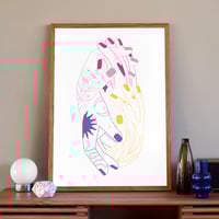 Image 1 of Illustration limitée A4, A5 et A6 - Mains entrelacées