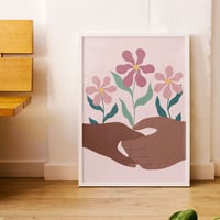 Image 1 of Illustration limitée A4, A5 et A6 - Fleurir