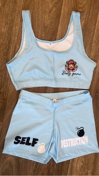 Crop tank top set