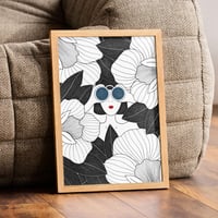 Image 1 of Illustration limitée A4 et A6 - Éclaireuse