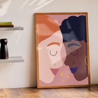 Image 1 of Illustration limitée A4 et A6 - Tomber amoureux.se