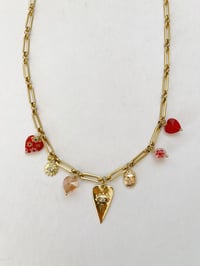 Image 1 of Collier CHARMS NINA Red 