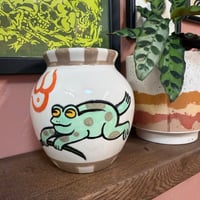 Image 1 of Flame Frog Vase