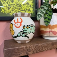 Image 3 of Flame Frog Vase