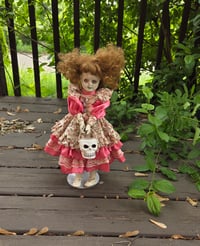 Image 4 of Gothic Horror Haunted Creepy Porcelain Artist Doll "Rose"