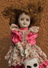 Image 2 of Gothic Horror Haunted Creepy Porcelain Artist Doll "Rose"